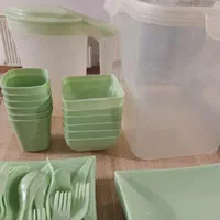 سرویس ظرف مسافرتی ۶ نفره ارزان فوری