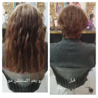 اکستنشن مو بافتموکوتاهی موکاشت مژه (لیفت رنگمو مدل