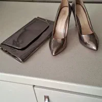 کیف وکفش برند یک بار فقط دخترم برای نامزدی پوشیده