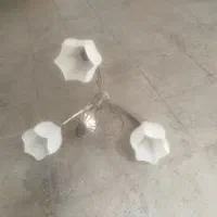 لوستر سه حبابی دو عدد