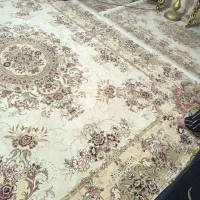 4عددجفت فرش کرمی 1500شانه درحد نو خیلی تمیز کم کار