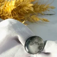 انگشتر ماه شب تاب رنگ فیروزه ای