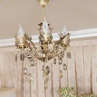 لوستر برنزاصل مناسب آشپزخانه و اتاق خواب|لوستر و چراغ آویز|تهران, افسریه شمالی|دیوار