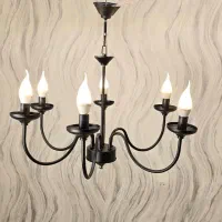 لوستر ۶شاخه  مدرن|لوستر و چراغ آویز|فردیس, فردیس|دیوار