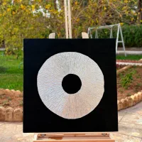 تابلو دکوراتیو کار شده با تکسچر