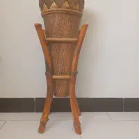 گلدان چوبی