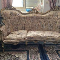 دو سرویس مبل سلطنتی و راحتی با میز عسلی شیشه ای|مبلمان خانگی و میز عسلی|زاهدان, |دیوار