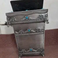سطل زباله و جا دستمال کاغذی
