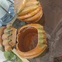 دکوری موز سفالی|مجسمه، تندیس، ماکت|مشهد, پروین اعتصامی|دیوار