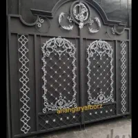 درب حیاط گل دار مدرن کلاسیک ساده|مصالح و تجهیزات ساختمان|دزفول, |دیوار