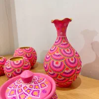 سرویس نقطه کوبی کار دست|ظروف سرو و پذیرایی|رشت, رودباری|دیوار