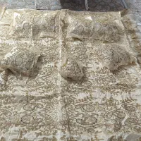 نیم ست رو تختی دونفره نو  کار شیک و مجلسی