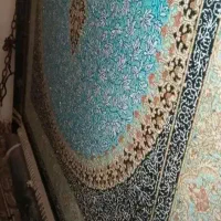 فرش دستبافت تمام ابریشم زرع چارک