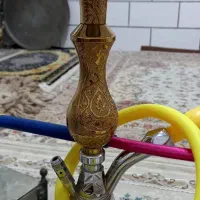 منقل‌وسینی‌ورشو‌.ودو‌عددقلیان‌قدیمی‌.مسی|کلکسیون اشیاء عتیقه|اهواز, کارون|دیوار