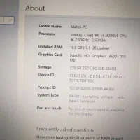 لپتاپ hp با رم ۱۶ ، کرایو ۵ اینتل ، هارد ۲۵۶ ssd|رایانه همراه|مشهد, توس (بلوار توس)|دیوار