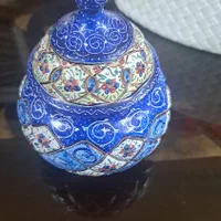 گرامافون منبت کاری شده وقندان مینا|صنایع دستی و سایر لوازم تزئینی|اصفهان, گلستان|دیوار