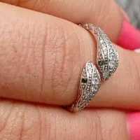 انگشتر نقره زنانه خارجی بفروش میرسد