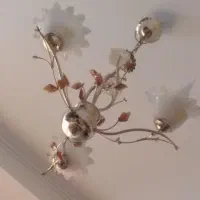 دو عدد لوستر سه شاخه