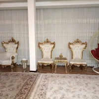 مبل سلطنتی 9 نفره|مبلمان خانگی و میز عسلی|فشاپویه, |دیوار