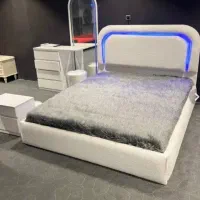 تخت خواب مدل tedlچراغدار//تولیدی رادفر