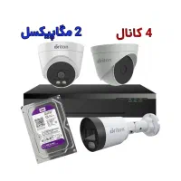 پک دوربین مداربسته 4 کانال برایتون 2مگاپیکسل