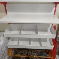 خریدار و فروش قفسه استند فروشگاهی دست دوم ونو|فروشگاه و مغازه|تبریز, |دیوار