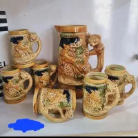 پارچ ولیوان قدیمی عتیقه