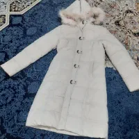 کاپشن دخترانه رنگ کرمی