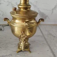 سماور برنجی ذغالی