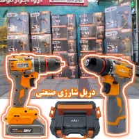 دریل شارژی چکشی براشلس صنعتی دلر مکس/۱۲ ماه ضمانت