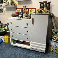 تخت و دراور کودک|اسباب و اثاث بچه|آمل, |دیوار