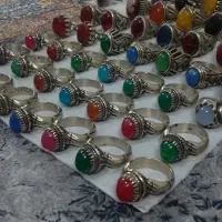 انگشترنقره عیارپاین وتسبیح زندان بافت قیمت مناسب