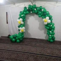 ریسه بادکنک جشن قرآن و جشن اب|اسباب‌‌بازی|مشهد, انقلاب|دیوار