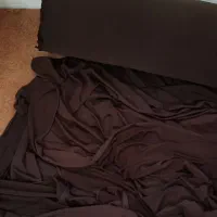 پارچه ریون قهوه‌ای