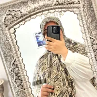 روسری نخی سیا اسکارف