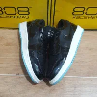 کتونی جردن وان درجه یک ورنی کف دوخت لیبل دار