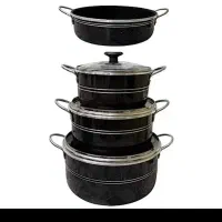 سرویس قابلمه ۷پارچه دسته استیل