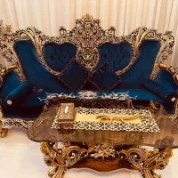 مبلمان سلطنتی طلایی کار ملایر