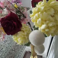 گل و گلدان مصنویی|گل مصنوعی|فردیس, نگارستان|دیوار