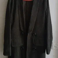 مانتو مخمل یشمی