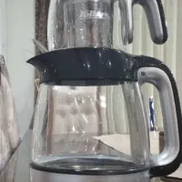 مشکی نقره ای درحدنو چایی ساز فلر فقط جعبه ندارد