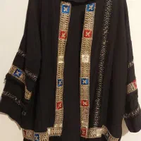مانتو سایز ۳۸تا ۵۰در حد نو عبایی کرپ شانتن