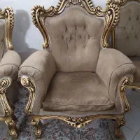 مبلمان ۷نفره سلطنتی|مبلمان خانگی و میز عسلی|ورامین, ورامین|دیوار