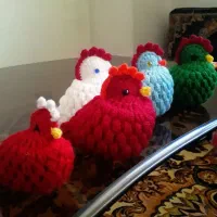 بافتنی طرح گنجشک