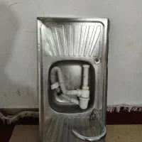 سینک تک لنگ همراه با شیر اب و خروطومی