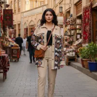 ست مانتو شلوار کتان