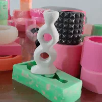 قالب های سیلیکونی کیلویی مناسب شمع و سنگ مصنوعی|صنایع دستی و سایر لوازم تزئینی|امیدیه, |دیوار