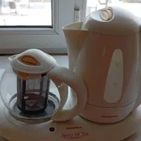 چای ساز تفال درحدنو بهمراه قهوه ساز درحدنو|سماور، چایساز، قهوهساز|الوند, |دیوار