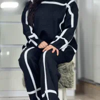 ست بافت و شلوار نو