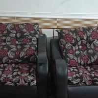 مبل چوبی با روکش چرب|مبلمان خانگی و میز عسلی|زابل, |دیوار